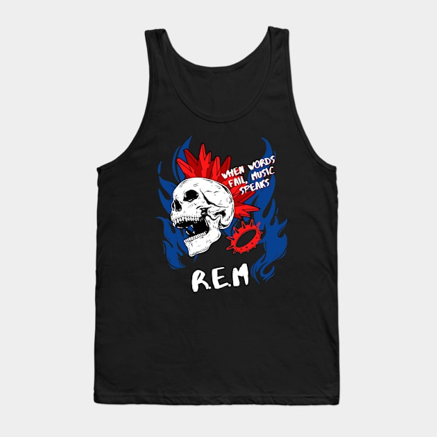 rem ll music speaks Tank Top by daley doodles